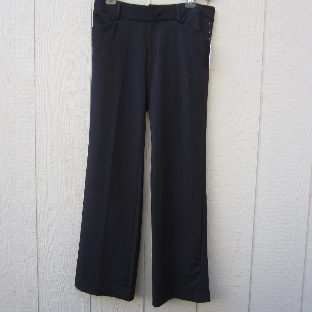 Michael Kors Dress Pant women's 8 bLACK Straight Leg Office Business Casual‎ NEW